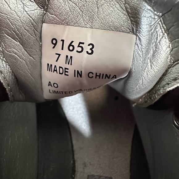 Golf shoes FootJoy Oxford’s, with vintage print, leather design - Picture 5 of 5